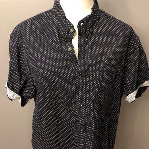 Denim & Flower Casual Button Up Short sleeve